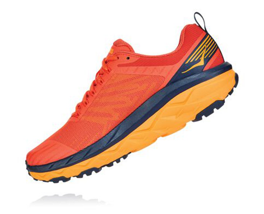 Trail Shoes Mens - Hoka One One Challenger ATR 5 - Red - QOGBZXE-20